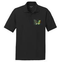 Autism Awareness Butterfly Peace Lover Gift PosiCharge RacerMesh Polo