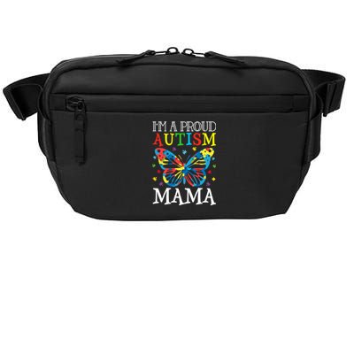 Autism Awareness Butterfly Design IM A Proud Autism Mama Gift Crossbody Pack