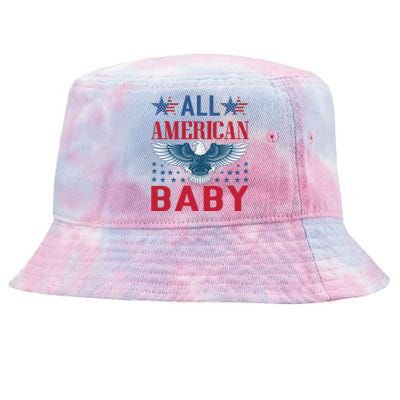 All American Baby Patriotic Tie-Dyed Bucket Hat