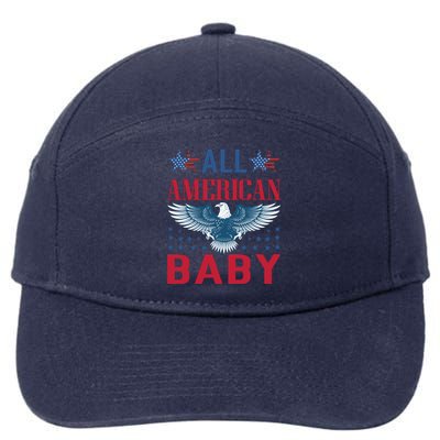 All American Baby Patriotic 7-Panel Snapback Hat