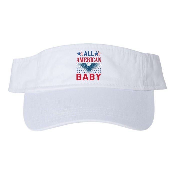 All American Baby Patriotic Valucap Bio-Washed Visor