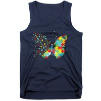 Autism Awareness Butterfly Peace Lover Gift Men Women Tank Top