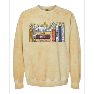 Albums As Books Midnight New Album Colorblast Crewneck Sweatshirt