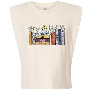 Albums As Books Midnight New Album Garment-Dyed Women's Muscle Tee