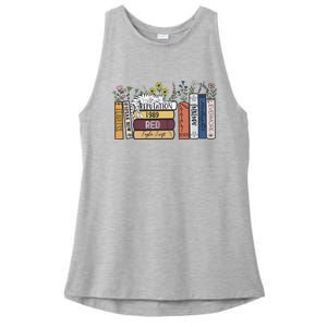 Albums As Books Midnight New Album Ladies PosiCharge Tri-Blend Wicking Tank