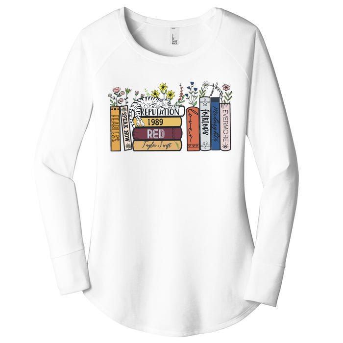 Albums As Books Midnight New Album Women's Perfect Tri Tunic Long Sleeve Shirt