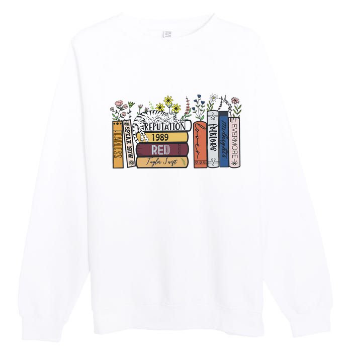 Albums As Books Midnight New Album Premium Crewneck Sweatshirt