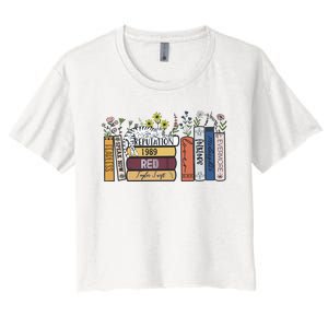 Albums As Books Midnight New Album Women's Crop Top Tee