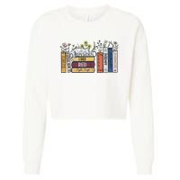 Albums As Books Midnight New Album Cropped Pullover Crew