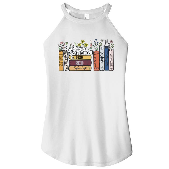 Albums As Books Midnight New Album Women's Perfect Tri Rocker Tank