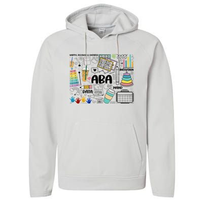 Aba Applied Behavior Analysis Bcba Behavior Analyst Autism Performance Fleece Hoodie