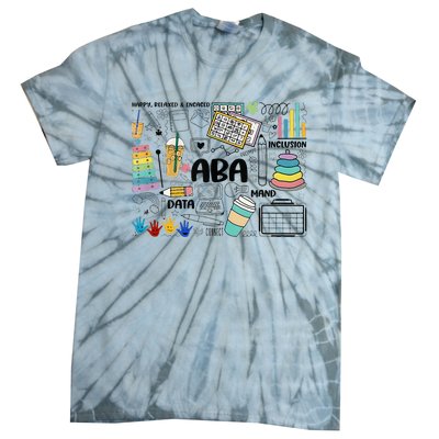 Aba Applied Behavior Analysis Bcba Behavior Analyst Autism Tie-Dye T-Shirt