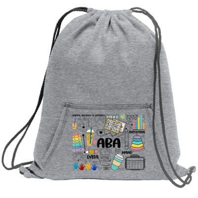 Aba Applied Behavior Analysis Bcba Behavior Analyst Autism Sweatshirt Cinch Pack Bag