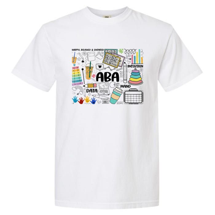 Aba Applied Behavior Analysis Bcba Behavior Analyst Autism Garment-Dyed Heavyweight T-Shirt