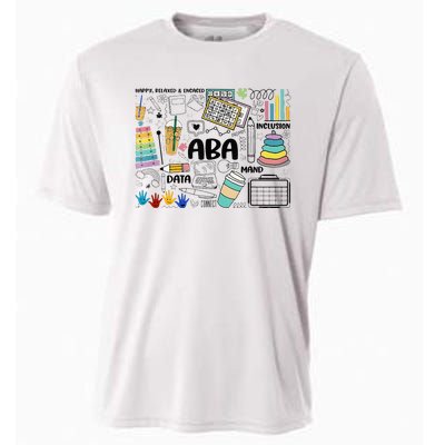 Aba Applied Behavior Analysis Bcba Behavior Analyst Autism Cooling Performance Crew T-Shirt