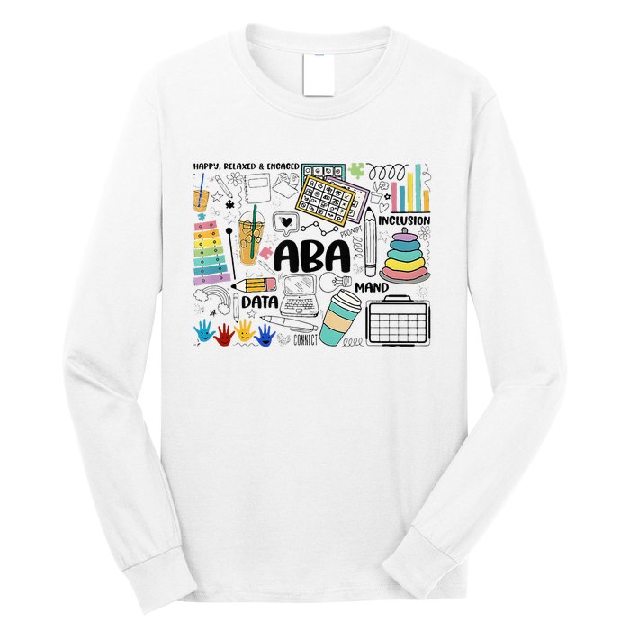 Aba Applied Behavior Analysis Bcba Behavior Analyst Autism Long Sleeve Shirt