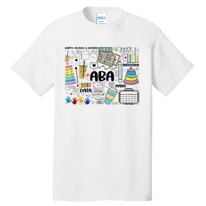 Aba Applied Behavior Analysis Bcba Behavior Analyst Autism Tall T-Shirt