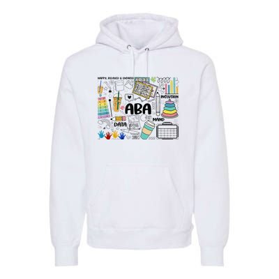 Aba Applied Behavior Analysis Bcba Behavior Analyst Autism Premium Hoodie