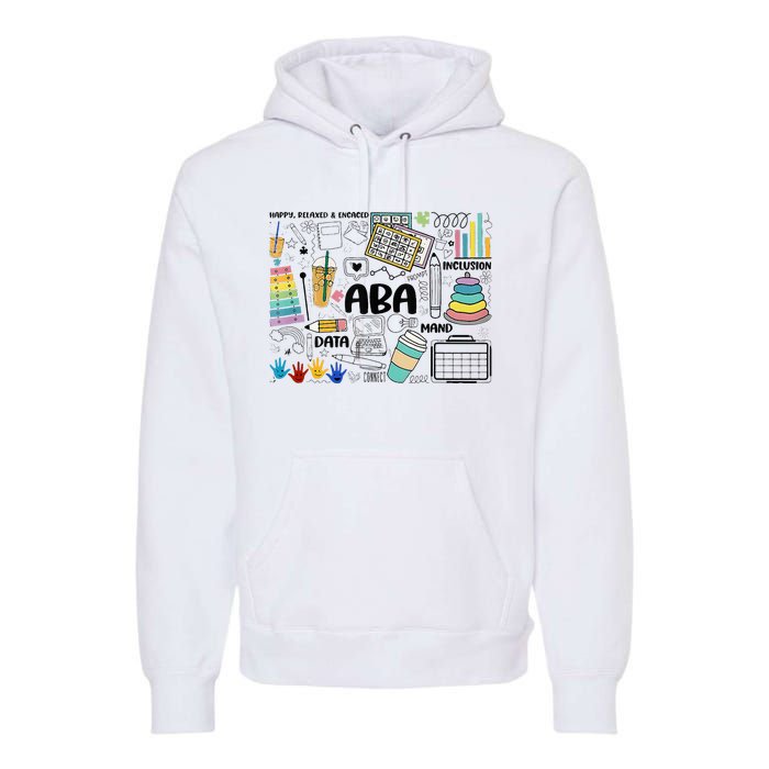 Aba Applied Behavior Analysis Bcba Behavior Analyst Autism Premium Hoodie