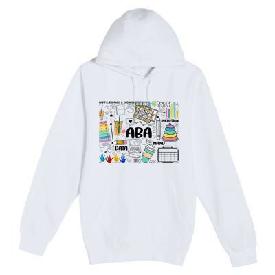 Aba Applied Behavior Analysis Bcba Behavior Analyst Autism Premium Pullover Hoodie