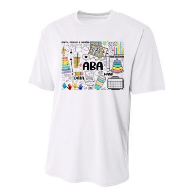 Aba Applied Behavior Analysis Bcba Behavior Analyst Autism Performance Sprint T-Shirt