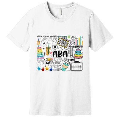 Aba Applied Behavior Analysis Bcba Behavior Analyst Autism Premium T-Shirt
