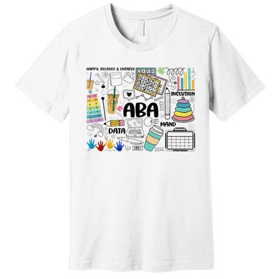 Aba Applied Behavior Analysis Bcba Behavior Analyst Autism Premium T-Shirt