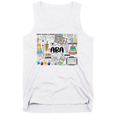 Aba Applied Behavior Analysis Bcba Behavior Analyst Autism Tank Top