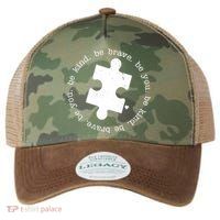 Autism Awareness Be You Quote Legacy Tie Dye Trucker Hat