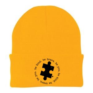 Autism Awareness Be You Quote Knit Cap Winter Beanie