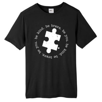 Autism Awareness Be You Quote Tall Fusion ChromaSoft Performance T-Shirt