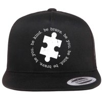 Autism Awareness Be You Quote Flatbill Hat