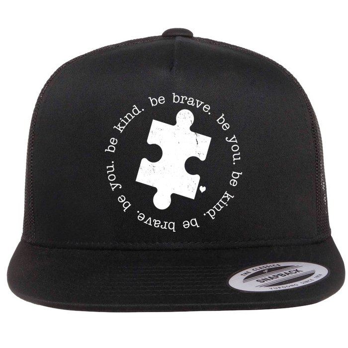 Autism Awareness Be You Quote Flatbill Hat