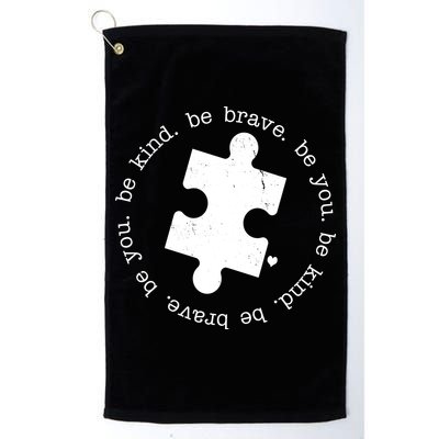 Autism Awareness Be You Quote Golf Towel