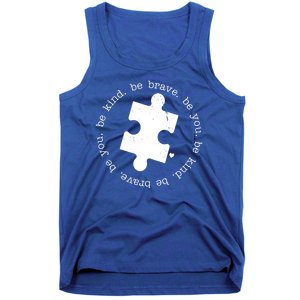 Autism Awareness Be You Quote Tank Top