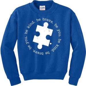 Autism Awareness Be You Quote Kids Sweatshirt