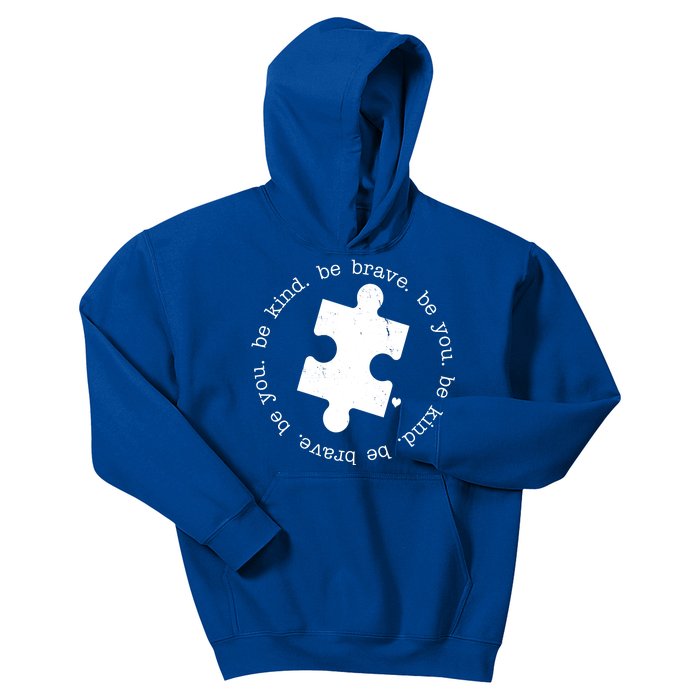 Autism Awareness Be You Quote Kids Hoodie