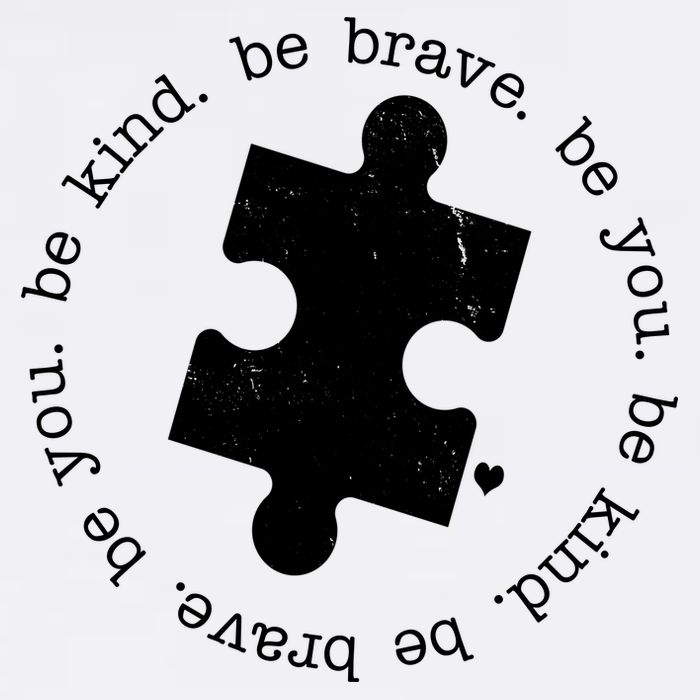 Autism Awareness Be You Quote Garment-Dyed Sweatshirt