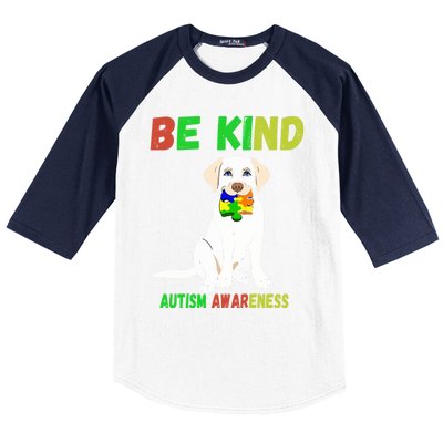 Autism Awareness Be Kind Cute Gift Baseball Sleeve Shirt