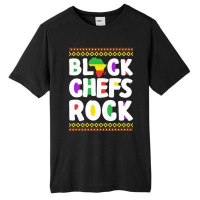 African American Black Chefs Rock Juneteenth Gift Tall Fusion ChromaSoft Performance T-Shirt