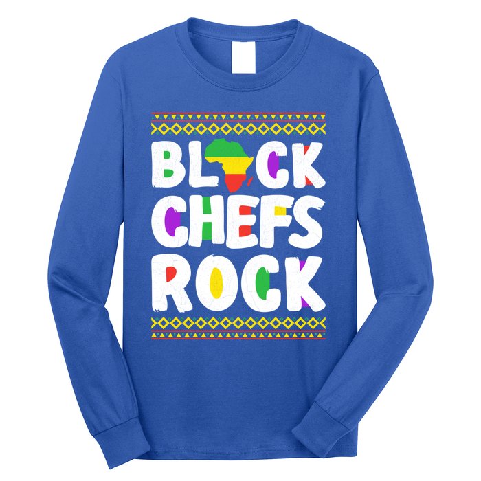 African American Black Chefs Rock Juneteenth Gift Long Sleeve Shirt