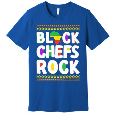 African American Black Chefs Rock Juneteenth Gift Premium T-Shirt