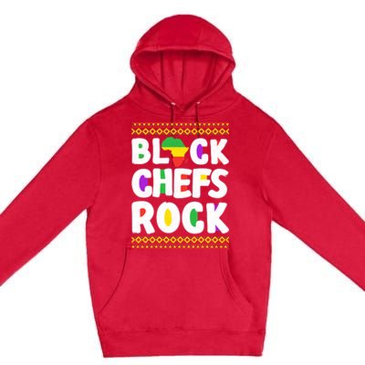 African American Black Chefs Rock Juneteenth Gift Premium Pullover Hoodie