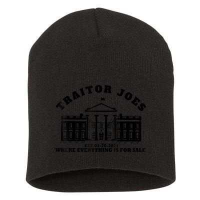 AntiBiden Anti Biden Couldn’t Run Shit Funny Joe Biden Traitor Joe Meme Short Acrylic Beanie