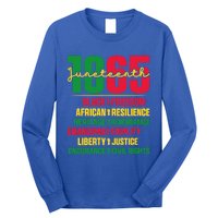 African American Black History 1865 Celebrating Junenth Funny Gift Long Sleeve Shirt