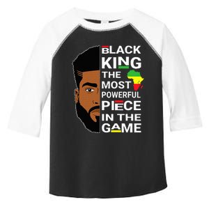 African Afro Black King The Most Powerful Piece In The Game Toddler Fine Jersey T-Shirt