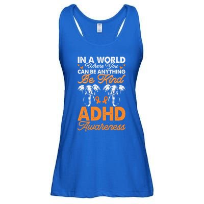 Adhd Awareness Be Anything Be Kind Autism Awareness Cute Gift Ladies Essential Flowy Tank