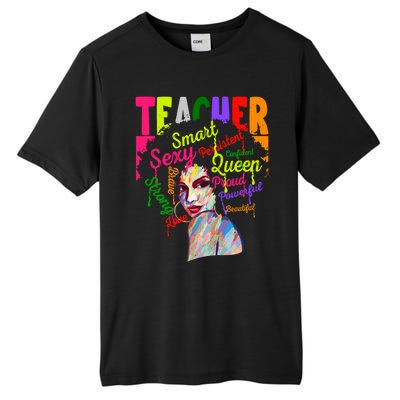 African American Black History Juneteenth Teacher Cool Gift Tall Fusion ChromaSoft Performance T-Shirt