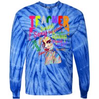 African American Black History Juneteenth Teacher Cool Gift Tie-Dye Long Sleeve Shirt