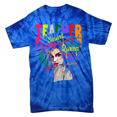 African American Black History Juneteenth Teacher Cool Gift Tie-Dye T-Shirt